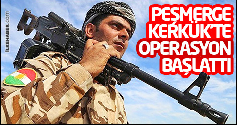 Peşmerge Kerkük’te operasyon başlattı