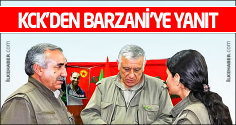 KCK’den Barzani’ye yanıt