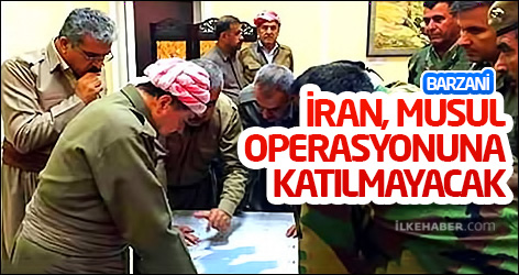 Barzani: İran, Musul operasyonuna katılmayacak