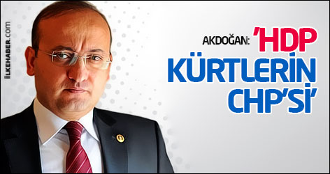 Akdoğan: 'HDP, Kürtlerin CHP'si'