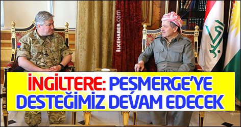 İngiltere: Peşmerge’ye desteğimiz devam edecek