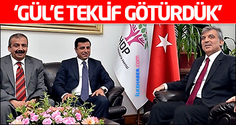 'Abdullah Gül'e İzleme Heyeti için teklif götürdük, hükümet engelledi'
