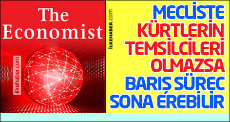 Economist: Mecliste Kürtlerin temsilcileri olmazsa barış süreci sona erebilir