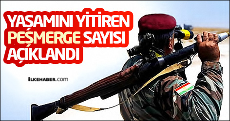 Yaşamını yitiren Peşmerge sayısı açıklandı