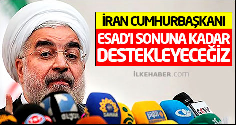 Ruhani: Esad'ı sonuna kadar destekleyeceğiz