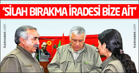 KCK: Silah bırakma iradesi bize ait