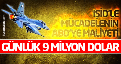 IŞİD’le mücadelenin ABD’ye maliyeti günlük 9 milyon dolar
