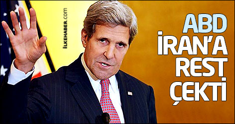 ABD İran'a rest çekti!