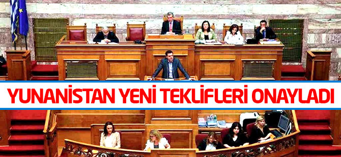 Yunanistan Parlamentosu yeni teklifleri onayladı