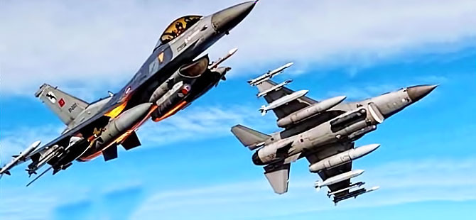 Diyarbakır’dan kalkan uçaklar Hakurk’u vurdu