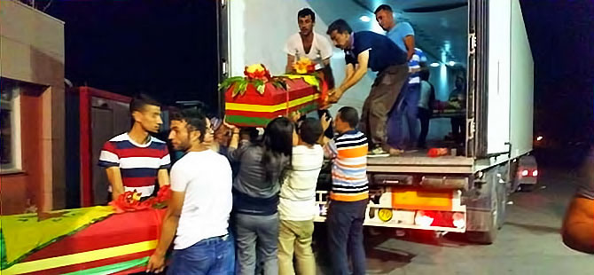 10 gündür sınırda bekletilen YPG’lilerin cenazeleri ailelerine teslim edildi