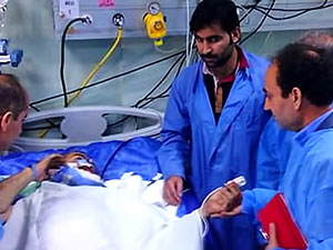 HDP heyeti Zergele’de yaralananları ziyaret etti