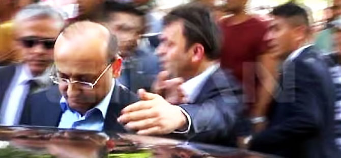 Asker cenazesinde Yalçın Akdoğan'a tepki