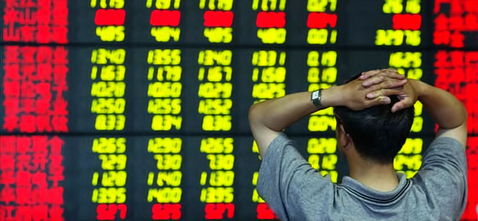 Piyasalara Çin darbesi