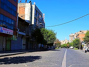 Diyarbakır'da hayat durdu