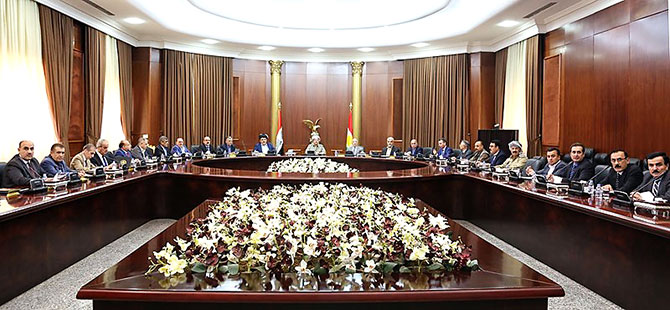 Barzani, siyasi parti temsilcileri ile toplantı yaptı