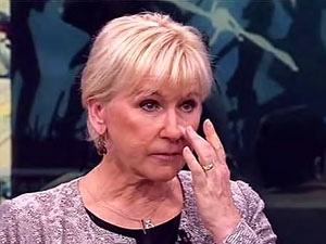 Alan, İsveçli bakanı ağlattı