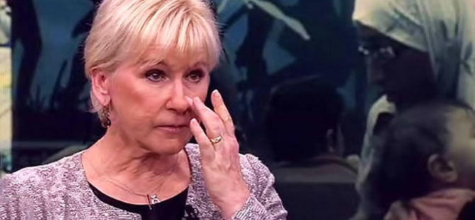 Alan, İsveçli bakanı ağlattı