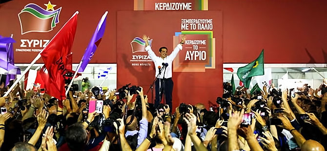 Çipras’tan zafer konuşması: SYRIZA kolay ölmeyeceğini gösterdi