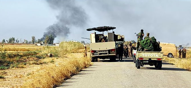 Peşmerge Kerkük’te ilerliyor