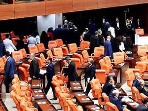 HDP, Erdoğan’ı protesto ederek Genel Kurul’u terk etti