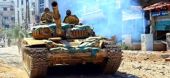 Suriye ordusu kara operasyonu başlattı