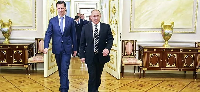 Esed Moskova'da Putin'le görüştü