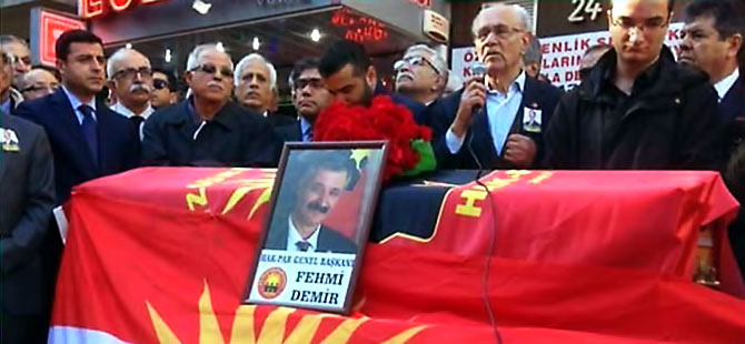 Kürt siyaseti Fehmi Demir'in cenazesinde buluştu