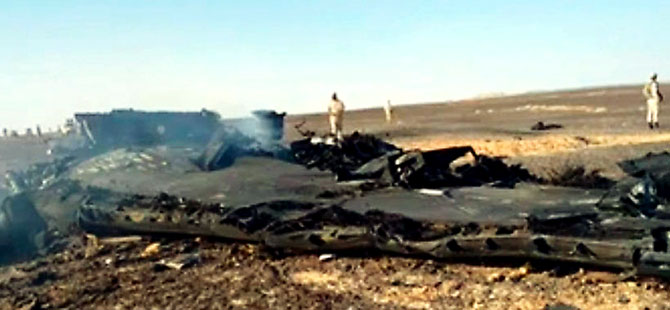 Rus yolcu uçağı Mısır'da düştü