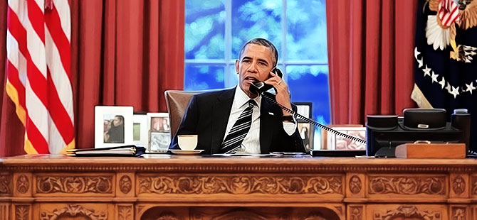 ABD Başkanı Obama, Erdoğan ve Davutoğlu ile görüştü