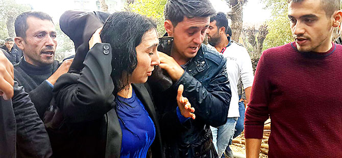 Silvan'da HDP heyetine sert müdahale