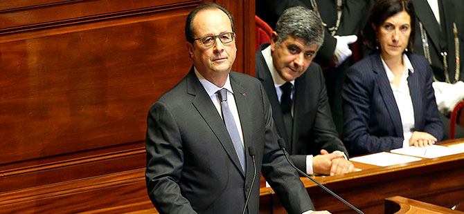 Hollande: Savaş halindeyiz