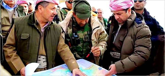 Yakın koruması Şengal cephesindeki Barzani’yi anlattı