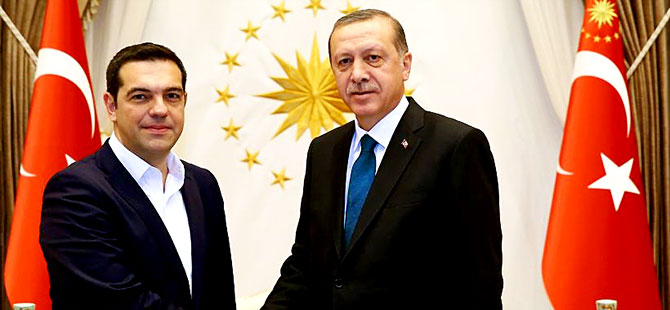 Çipras, Erdoğan'la bir araya geldi