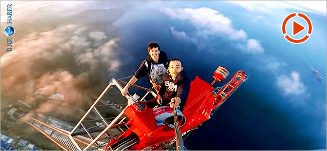 3. Köprü’nün en üst noktasında tehlikeli selfie
