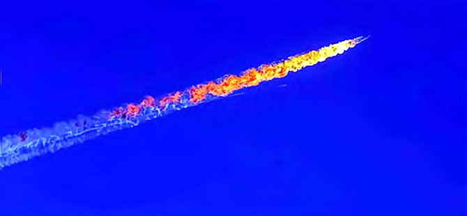 Sınırda Su 24 tipi Rus uçağı düşürüldü