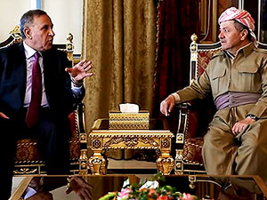 Barzani Irak Savunma Bakanı ile görüştü