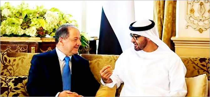Mesud Barzani, Birleşik Arap Emirlikleri'nde