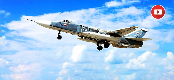 Rus jetleri Suriye'de havadan havaya füzelerle uçtu