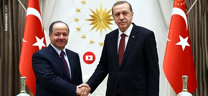 Mesud Barzani, Erdoğan ile görüştü