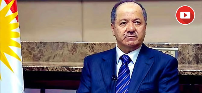 Barzani: Kürdistan Bayrağı asıldığında ...