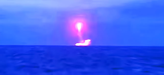 Rusya'dan Kıtalararası balistik füze denemesi