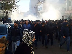 Diyarbakır’da yasak protestosuna müdahale