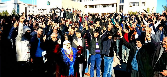 Diyarbakır’da yasak protestosuna müdahale