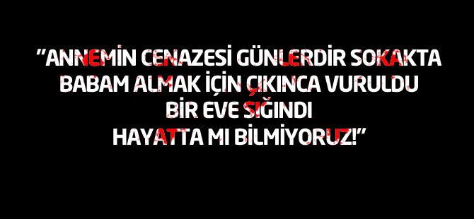 Silopi'de 6 gün önce vurulan Taybet İnan'ın cenazesi sokakta kaldı