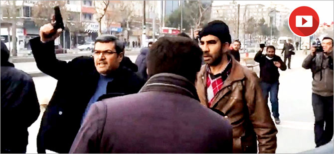 Polis, Batman’da HDP’li vekili darp etti, havaya ateş açtı