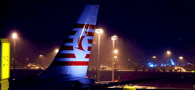 Seferler iptal oldu, Atatürk Havalimanı otele döndü