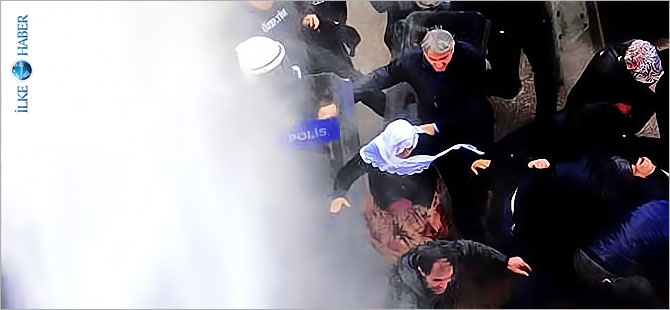 Van’daki protestoya polis'ten sert müdahale