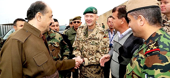 Almanya Peşmerge'ye destek için askeri üs kuruyor