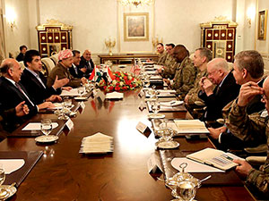 Barzani, CENTOM Komutanı Lloyd Austin ile görüştü